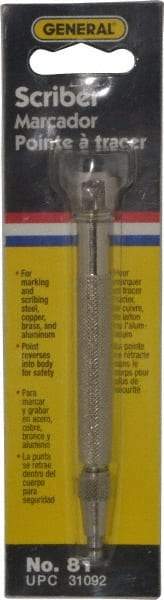 General - 5-3/4" OAL Pocket Scriber - Steel - Eagle Tool & Supply