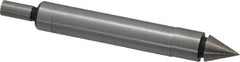 Value Collection - 0.2" Head Diam, 3/8" Shank, Double End, Mechanical Edge and Center Finder - Accurate to 0.0002", Conical and Cylindrical Contact - Eagle Tool & Supply