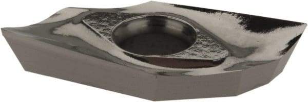Iscar - APCR160502 P Grade IC28 Carbide Milling Insert - Uncoated, 0.1882" Thick, 0.2mm Corner Radius - Eagle Tool & Supply