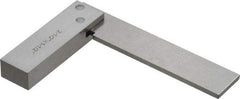 Value Collection - 2-1/2" Blade Length, 1-1/2" Base Length Steel Square - 0.0003" Accuracy, Beveled Edge - Eagle Tool & Supply