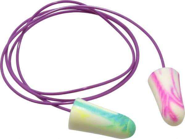 Moldex - Disposable, Corded, 33 dB, Taper End Earplugs - Bright Green, 100 Pairs - Eagle Tool & Supply