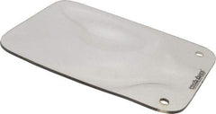 PRO-SAFE - Polycarbonate Concave Shield - 6" Wide x 8" Long x 1/8" Thick, Magnetic Base, For General Purpose Use - Eagle Tool & Supply