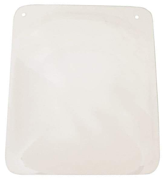 PRO-SAFE - Polycarbonate Concave Shield - 10" Wide x 12" Long x 1/8" Thick, Magnetic Base, For General Purpose Use - Eagle Tool & Supply