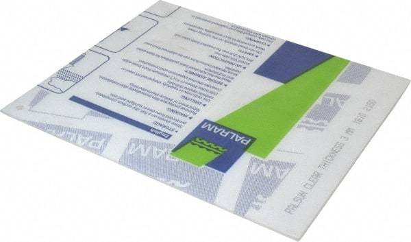 PRO-SAFE - Polycarbonate Flat Shield - 10" Wide x 12" Long x 1/8" Thick, Magnetic Base, For General Purpose Use - Eagle Tool & Supply