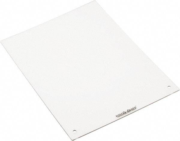PRO-SAFE - Polycarbonate Flat Shield - 12" Wide x 16" Long x 1/8" Thick, Magnetic Base, For General Purpose Use - Eagle Tool & Supply