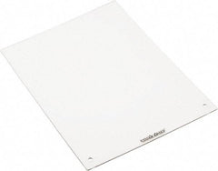 PRO-SAFE - Polycarbonate Flat Shield - 12" Wide x 16" Long x 1/8" Thick, Magnetic Base, For General Purpose Use - Eagle Tool & Supply