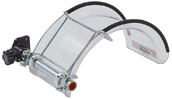 Flexbar - 8 Inch Long x 6-1/4 Inch Wide x 7.8 Inch High/Thick Lexan Replacement Shield - For Use With Flexbar - Latheguard Shield - Eagle Tool & Supply