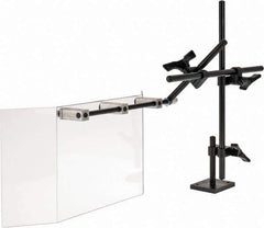 Flexbar - Milling Machine Guards Type: Visor Guard with Base Shield Width (Inch): 8 - Eagle Tool & Supply