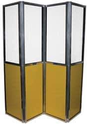 PRO-SAFE - Portable Panel Guards Type: Modular Machine Guard (4 Panel) Lower Panel Type: Safety - Eagle Tool & Supply