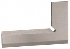 Value Collection - 6-1/4" Blade Length, 4" Base Length Steel Square - 0.0014" Accuracy, Beveled Edge - Eagle Tool & Supply