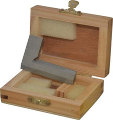 Value Collection - 2-1/2" Blade Length, 1-1/2" Base Length Steel Square - 0.0011" Accuracy, Beveled Edge - Eagle Tool & Supply