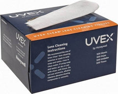 Uvex - 500 Antifog, Nonabrasive Lens Cleaning Tissues - Nonsilicone Cleaner - Eagle Tool & Supply