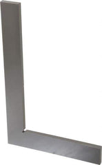 Value Collection - 8-1/2" Blade Length, 5-1/8" Base Length Tool Steel Square - 0.0016" Accuracy - Eagle Tool & Supply