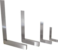 Value Collection - 4 Piece, 3, 4, 6-9/32, 8-1/4 Inch Base Length, 4, 6, 9, 12 Inch Blade Length, Square Set - Steel, Includes 4 Pc. Set of 4-12 Inches - Eagle Tool & Supply