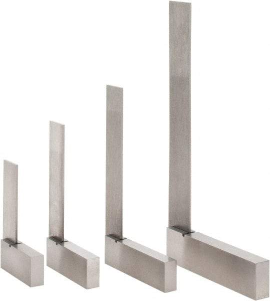 Value Collection - 4 Piece, 2, 2-3/8, 3, 4 Inch Base Length, 2, 3, 4, 6 Inch Blade Length, Square Set - Steel, Includes 4 Pc. Set of 2-6 Inches - Eagle Tool & Supply