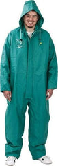 OnGuard - Size L, Green, Chemical Coverall - 1 Pocket, Open Ankle, Open Wrist - Eagle Tool & Supply