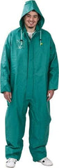OnGuard - Size 2XL, Green, Chemical Coverall - 1 Pocket, Open Ankle, Open Wrist - Eagle Tool & Supply