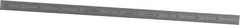 TESA Brown & Sharpe - 12" Long, 1/64, 1/32, 1/16, 1/8" Graduation, Flexible Steel Rule - 4R Graduation Style, 1/2" Wide, Silver, Satin Chrome Finish - Eagle Tool & Supply