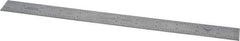 PEC Tools - 12" Long, 1/100, 1/64, 1/32, 1/10" Graduation, Rigid Steel Rule - 5R Graduation Style, 1" Wide, Silver, Satin Chrome Finish - Eagle Tool & Supply