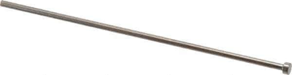Gibraltar - 2.2mm Pin Diam, 4mm Head Diam x 2mm Head Height, 100mm OAL, Straight Ejector Pin - Steel, 98mm Pin Length - Eagle Tool & Supply