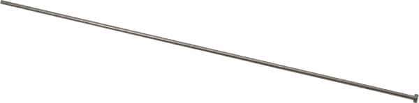 Gibraltar - 2.2mm Pin Diam, 4mm Head Diam x 2mm Head Height, 250mm OAL, Straight Ejector Pin - Steel, 248mm Pin Length - Eagle Tool & Supply