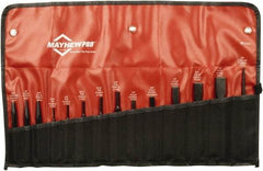 Mayhew - 14 Piece Punch & Chisel Set - 1/4 to 3/4" Chisel, 3/32 to 3/8" Punch, Round Shank - Eagle Tool & Supply