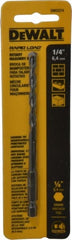 DeWALT - 1/4" Diam, Straight Shank, Carbide-Tipped Rotary & Hammer Drill Bit - Eagle Tool & Supply