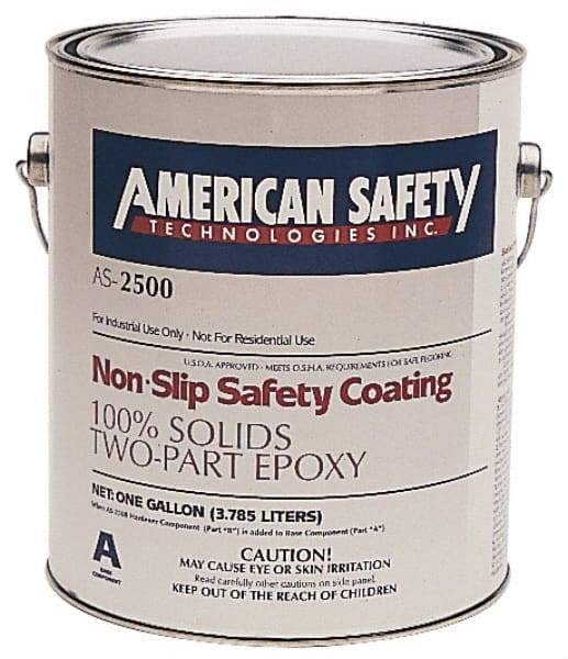 American Safety Technology - 1 Gal Gray Antislip Epoxy - Eagle Tool & Supply