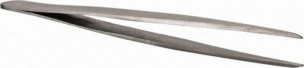 Value Collection - 4-1/2" OAL Stainless Steel Assembly Tweezers - Strong Sharp Points - Eagle Tool & Supply