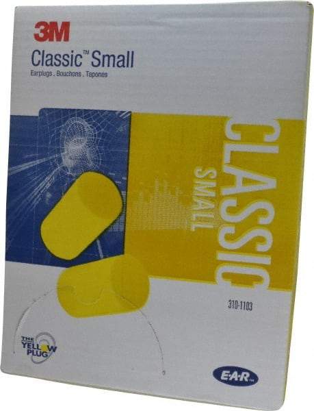 3M - Disposable, Uncorded, 29 dB, Barrel Earplugs - Yellow, 200 Pairs - Eagle Tool & Supply