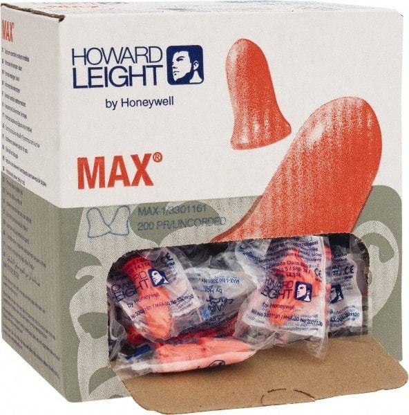 Howard Leight - Disposable, Uncorded, 33 dB, Contoured & Bell Earplugs - Assorted Colors, 200 Pairs - Eagle Tool & Supply