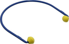 3M - Reusable, Banded, 17 dB Earplugs - Yellow, 1 Band, 1 Pair of Pods - Eagle Tool & Supply