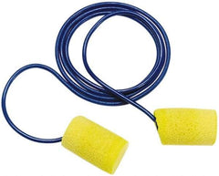 3M - Disposable, Corded, 29 dB, Barrel Earplugs - Yellow, 200 Pairs - Eagle Tool & Supply