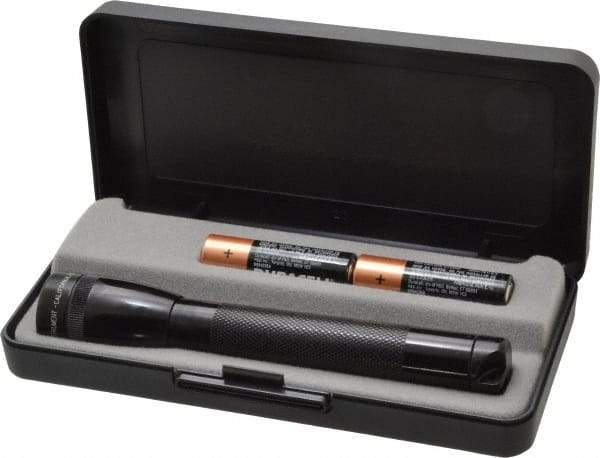 Mag-Lite - Krypton Bulb, 14 Lumens, Mini Flashlight - Black Aluminum Body, 2 AA Batteries Included - Eagle Tool & Supply