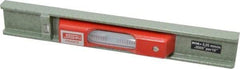 SPI - 8" Long, 0.0005" Graduation Sensitivity per 10", 2 Vials, Machinists' Level - 1-3/32" Wide - Eagle Tool & Supply