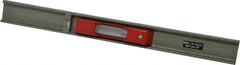 SPI - 12" Long, 0.001" Graduation Sensitivity per 10", 2 Vials, Machinists' Level - 1-3/32" Wide - Eagle Tool & Supply