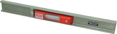 SPI - 12" Long, 0.0005" Graduation Sensitivity per 10", 2 Vials, Machinists' Level - 1-3/32" Wide - Eagle Tool & Supply