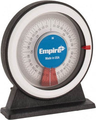 Empire Level - 360° Measuring Range, Magnetic Base Dial Protractor - Eagle Tool & Supply