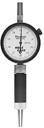 Starrett - 0.23 to 0.33" Dial Bore Gage - 0.001" Graduation, Hardened Tool Steel - Eagle Tool & Supply