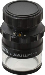 SPI - 8x to 16x Magnification Zoom Comparator - 0.7880 to 0.3940 Inch Field View, 0.005 Inch Increments - Eagle Tool & Supply