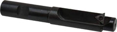 APT - 25/32 Inch Diameter, Solid Pilot, Straight 5/8 Inch Shank Diameter, 1 Insert, Indexable Counterbore - 4-1/2 Inch Overall Length, TPGH 215 Insert - Eagle Tool & Supply