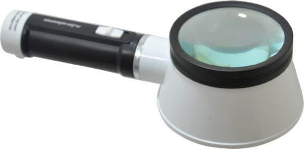 Value Collection - 3.5x Magnification, Handheld Magnifier - Round - Eagle Tool & Supply