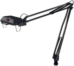 Electrix - 45 Inch, Articulated, Clamp on, Halogen, Black, General Purpose Task Light - 100 Watt, Nonmagnifying - Eagle Tool & Supply
