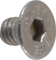 Value Collection - M6x1.00 Metric Coarse Hex Socket Drive, 90° Flat Screw - Grade 18-8 & Austenitic A2 Stainless Steel, Black Oxide Finish, Fully Threaded, 8mm OAL - Eagle Tool & Supply