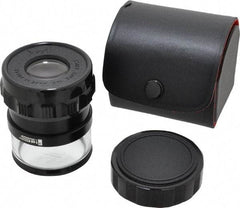 SPI - 10x Max Magnification, 1-3/8 Inch Lense Diameter, Pocket and Hand Held Optical Comparator - Reticle No. 5 - Eagle Tool & Supply