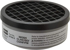 North - White Cartridge - Series 7700, Protects Against Acid Gas - Eagle Tool & Supply