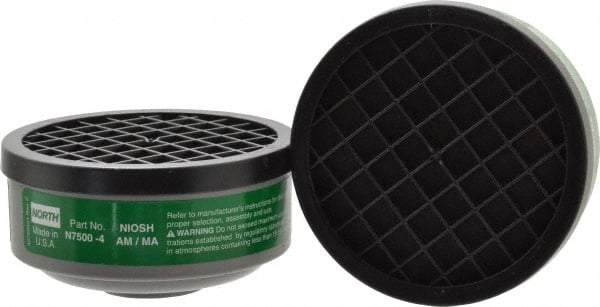 North - Green Cartridge - Series 7700, Protects Against Ammonia, Methylamine - Eagle Tool & Supply