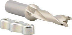 Iscar - 0.472 to 0.488" Diam, 5xD, 2.36" Max Depth, 5/8" Shank Diam, 4.89" OAL, Replaceable Tip Drill - IDI-SG, IDI-SK Insert, DCM Toolholder, Series ChamDrill - Eagle Tool & Supply