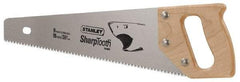 Stanley - 15" Blade Handsaw - Hardwood Handle - Eagle Tool & Supply