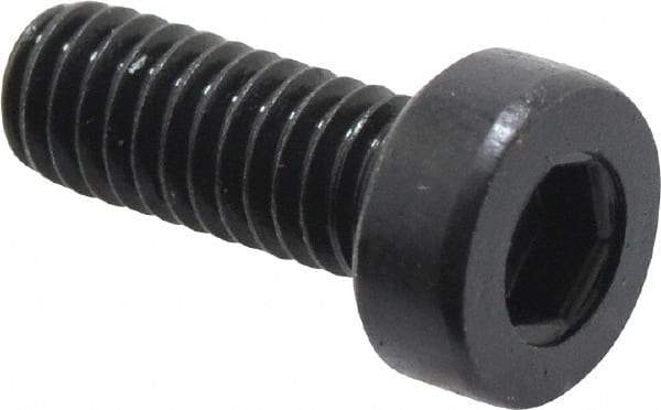 Holo-Krome - M4x0.70 Metric Coarse Hex Socket Drive, Low Socket Cap Screw - Grade 10.9 Alloy Steel, Black Oxide Finish, Fully Threaded, 10mm Length Under Head - Eagle Tool & Supply